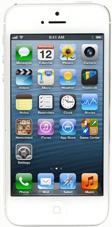 Смартфон Apple iPhone 5 64Gb White & Silver - Междуреченск