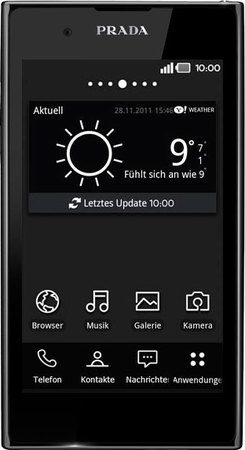 Смартфон LG P940 Prada 3 Black - Междуреченск